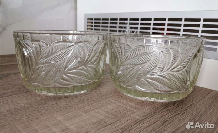 Хрустальные вазы и салатники Чехословакия