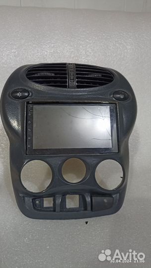 2 дин Центральная консоль калина 1