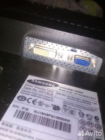 Монитор samsung 4/3