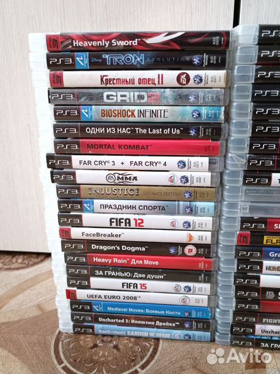 Диски PS3 оптом (42 штуки)