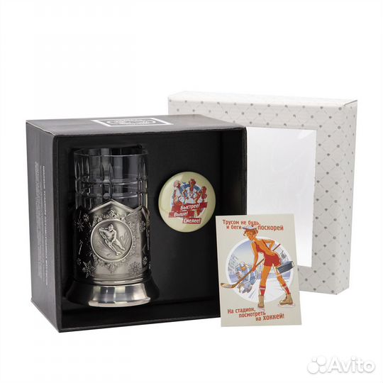 Набор для чая Зимние виды спорта Хоккей