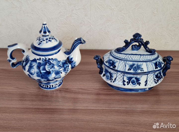 Гжель 7 предметов