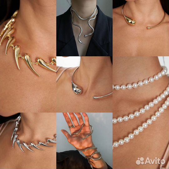 Бусы колье ожерелье бижутерия