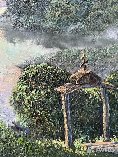 Картина маслом на холсте, пейзаж