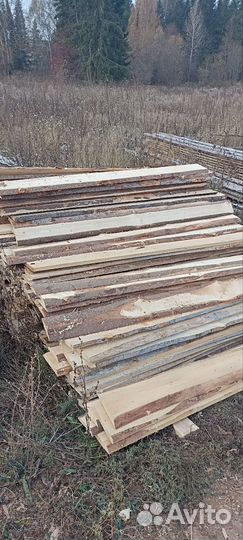 Доска заборная необрезная