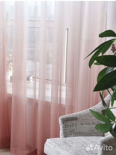 Шторы тюль готовый вуаль
