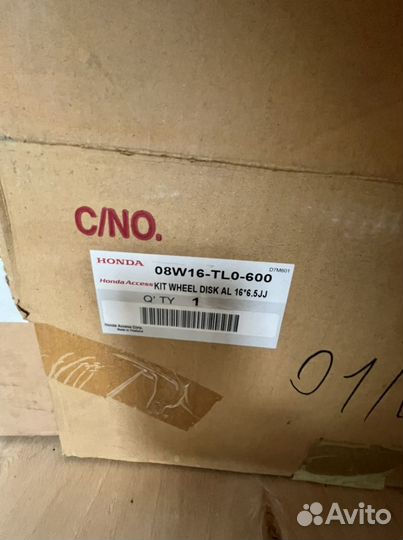 Литые диски r15 r16 на Honda