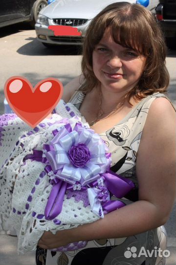 Плед ручной работы