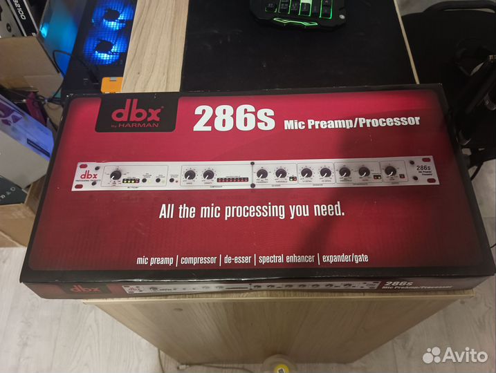 DBX 286S преамп для микрофона