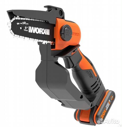 Пила цепная компактная Worx WG324E 20V аккумулятор