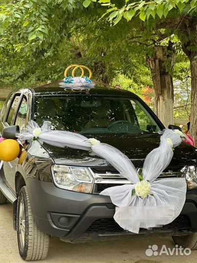 Свадебные украшения на автомобиль