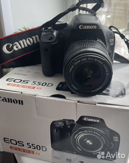 Зеркальный фотоаппарат canon 550d
