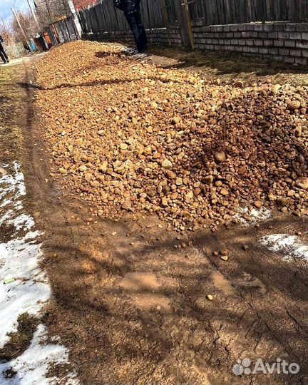 Щебень гравийный