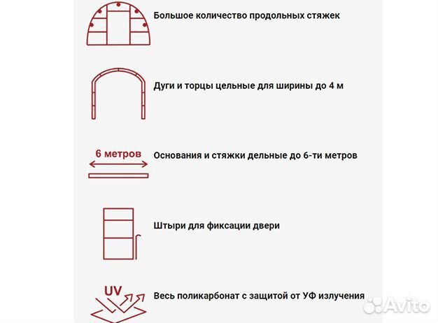 Теплицы из поликарбоната усиленные