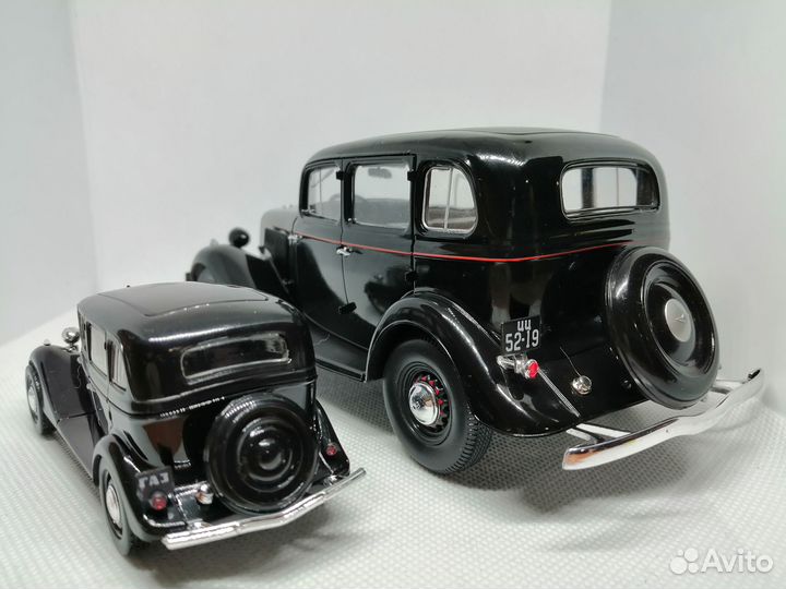 Модель газ-М1 «Эмка нквд» в масштабе 1:24