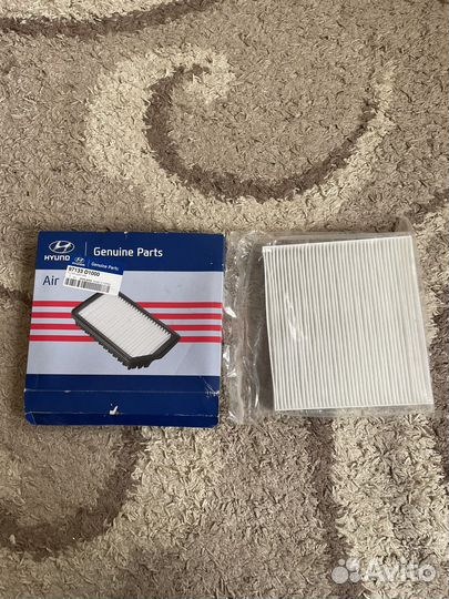 Салонный воздушный фильтр Hyundai,Kia