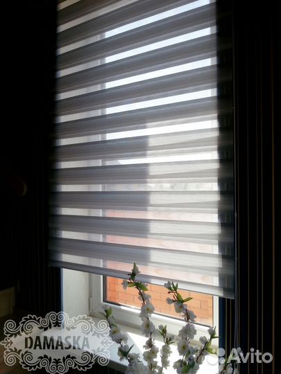 Рулонные кассетные шторы жалюзи модель Восхищение