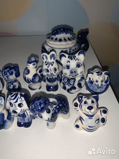 Фигурки гжель