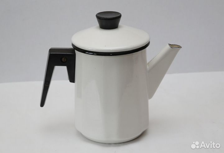 Чайник / кофейник эмалированный СССР. Винтаж