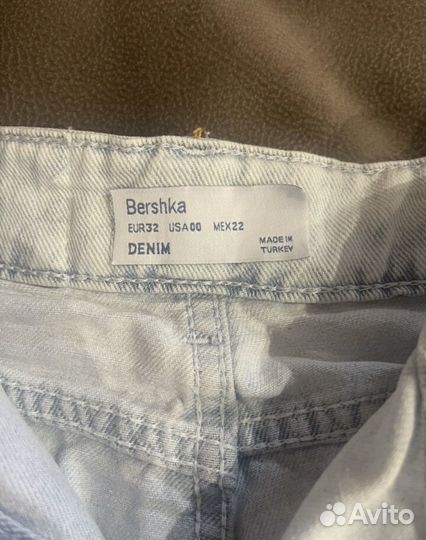 Шорты bershka женские w32 джинсовые