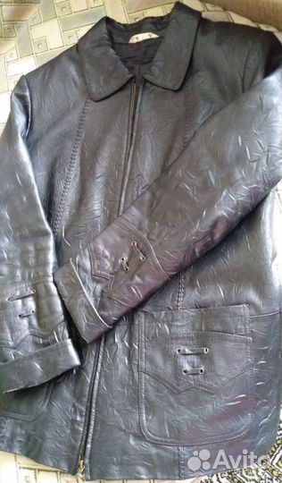 Куртка кожаная женская р-р 48-50