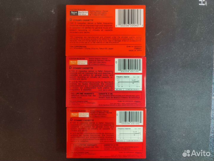 Аудиокассета TDK D90
