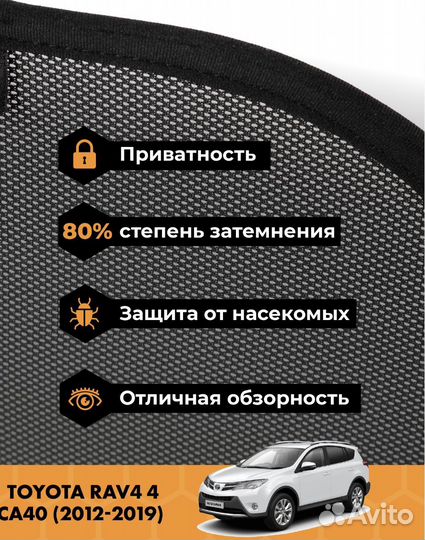 Автошторки сетки для машины toyota rav4