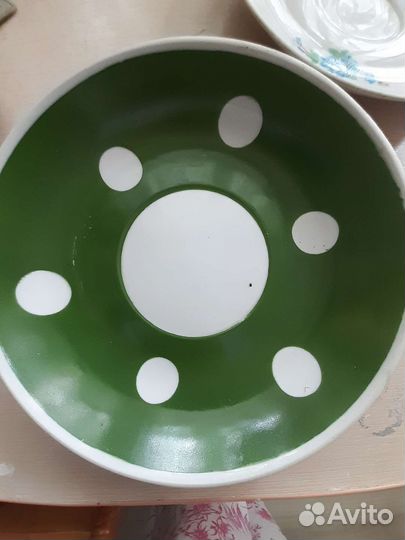 Чайные блюдца винтаж СССР фарфор