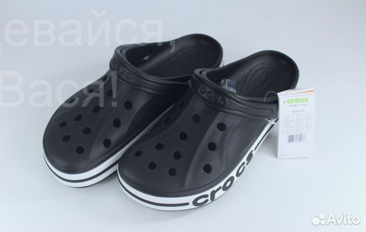 Crocs кроксы шлепки тапки черные 36-45