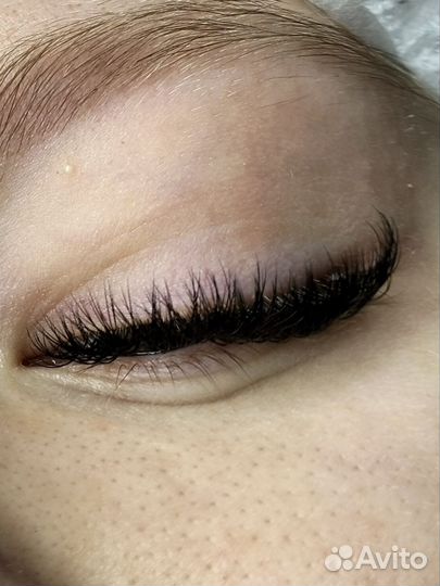Наращивание ресниц на дому