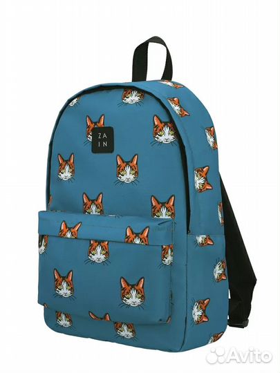 Рюкзак Zain (Коты синий фон)