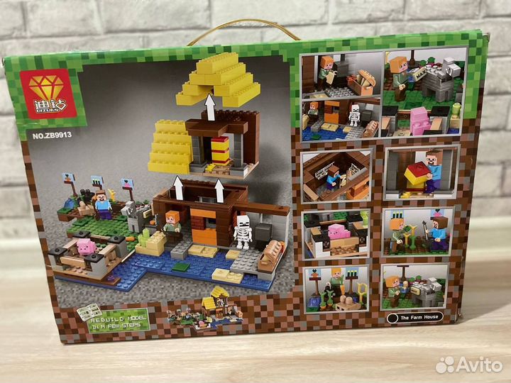 Игрушка lego minecraft