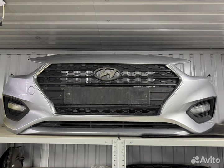 Бампер solaris 2