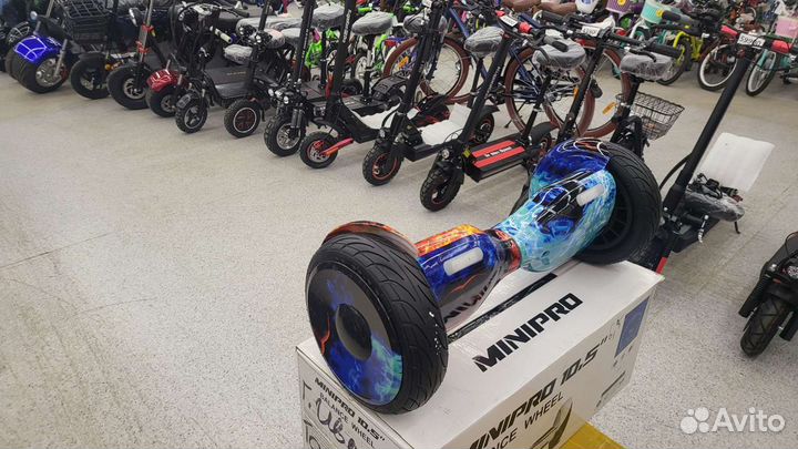 Новый Гироскутер огонь и лед GT 10.5 дюймов