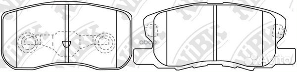 Колодки торм.пер. mitsubishi Colt IV 04