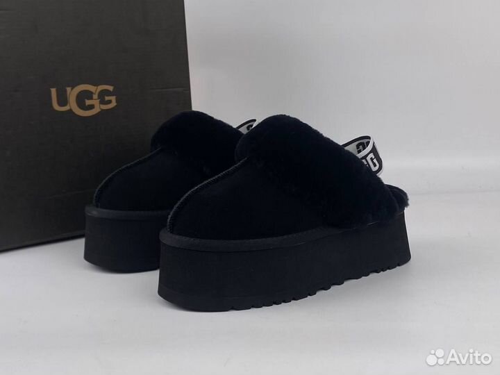 Ugg Funkette Suede Platform Black