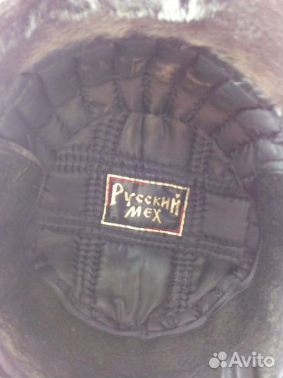 Меховая мужская кепка