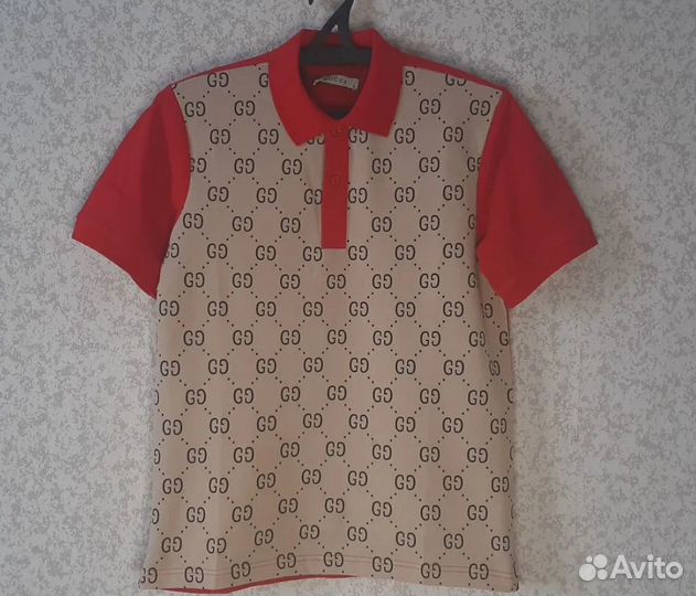 Батник polo Gucci красный