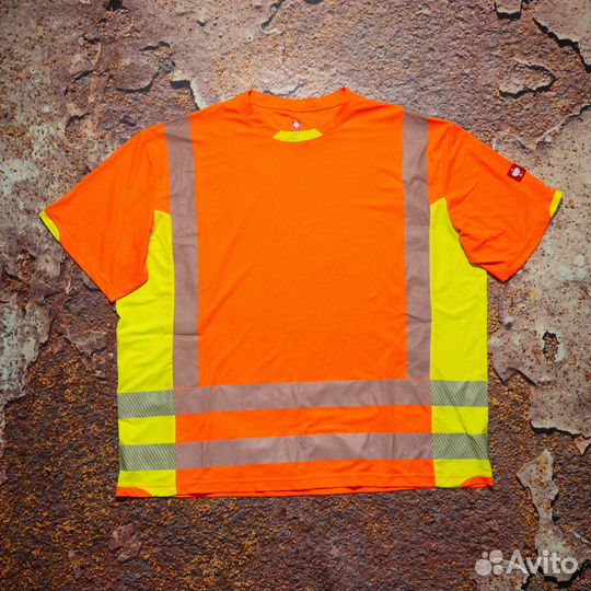 Engelbert Strauss 4XL футболка сигнальная рабочая