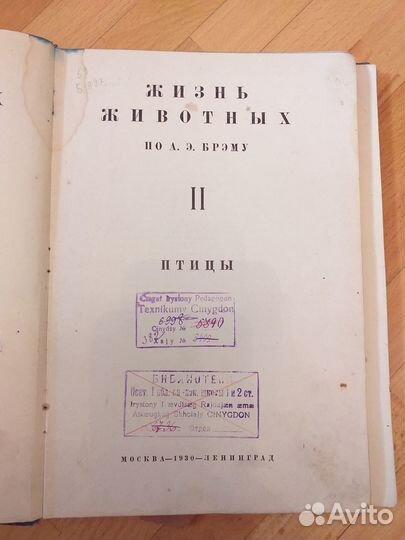 Жизнь животных по Брэму (птицы) 1930 г