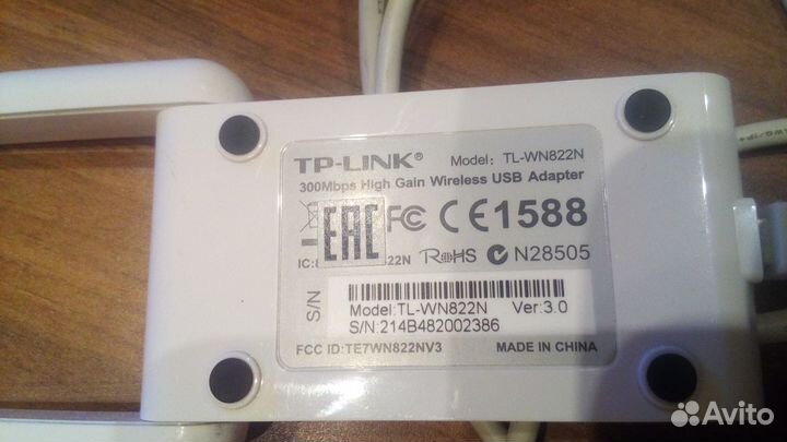 Wi-Fi адаптер TP-link TL-WN822N