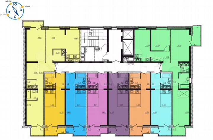 1-к. квартира, 29,7 м², 14/16 эт.