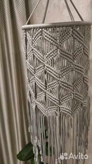 Абажур макраме