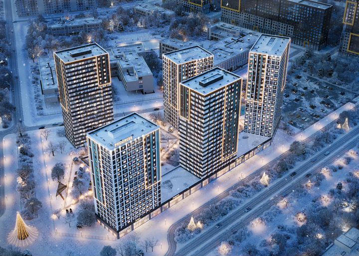 2-к. квартира, 54,4 м², 18/18 эт.