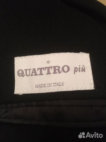 Пальто мужское черное