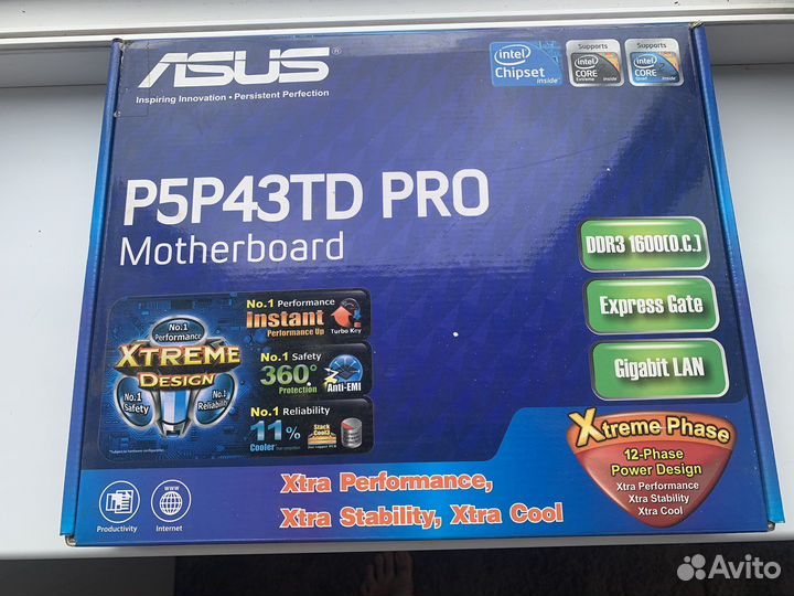 Материнская плата asus P5P43TD PRO