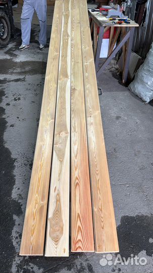 Доска половая шпунтованная лиственница