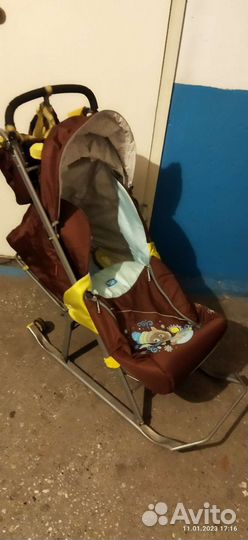 Санки коляска ника