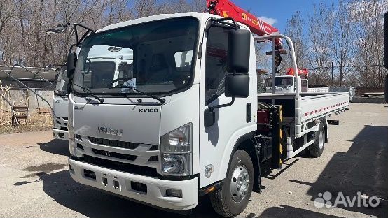 Isuzu Elf (N-series) с КМУ, 2024