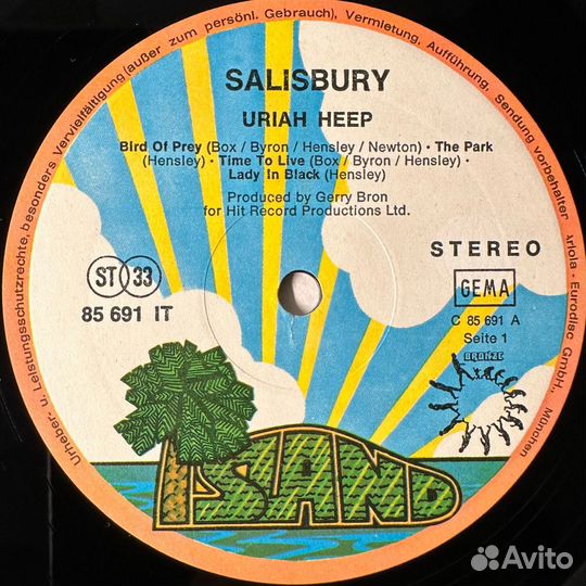 Uriah Heep – Salisbury (Германия 1971г.)